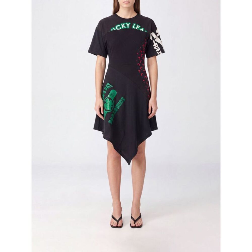 Marine Serre Dress Woman Black